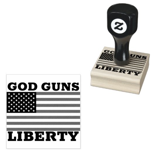 GOD GUNS LIBERTY ゴム印 (押印)