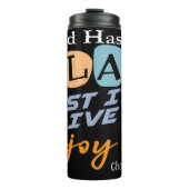 God Has A Plan Enjoy タンブラー (正面)