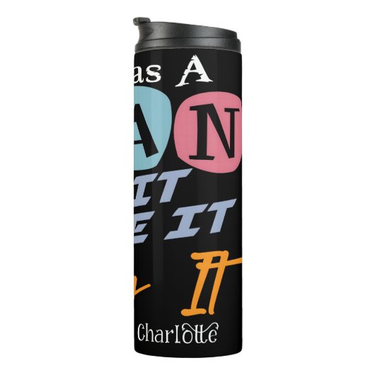 God Has A Plan Enjoy タンブラー (回転右)