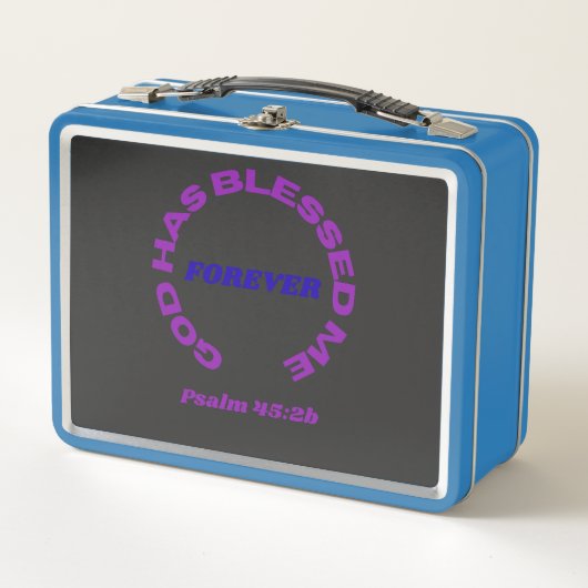 God Has Blessed Me Forever  メタルランチボックス (正面)