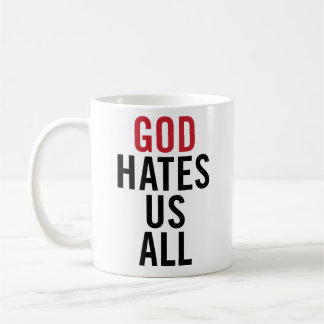 "God Hates Us All". Californication Hank Moody コーヒーマグカップ