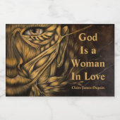 God is a Woman in Love stickers フードラベル (シングルラベル)