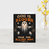 God Is Bigger Soky Season Christian Funny Hallowee カード (黄色い花)