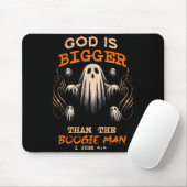 God Is Bigger Soky Season Christian Funny Hallowee マウスパッド (マウス)