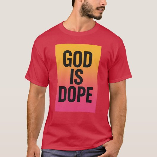 GOD IS DOPE Tシャツ (正面)
