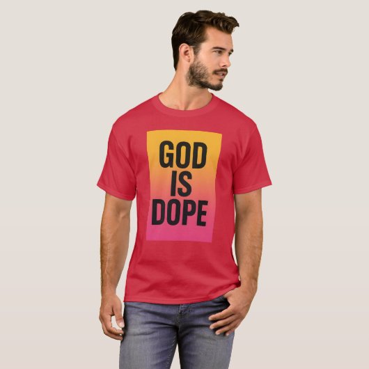 GOD IS DOPE Tシャツ (正面フル)