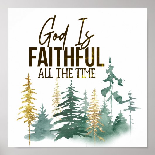 God is Faithful All the Time ポスター (正面)