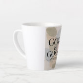 GOD IS GOOD | キリスト教 カフェラテマグ (左アングル)