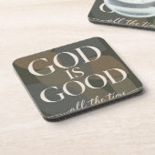 GOD IS GOOD | キリスト教 コースター (左側)