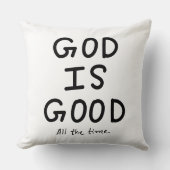 God is good all the time クッション (正面)
