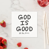 God is good all the time スタンダードカクテルナプキン (インサイチュ)