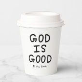 God is good all the time 紙コップ (正面)