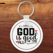 God Is Good All The Time Customizable キーホルダー (正面)