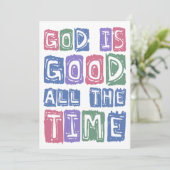 God is good All the time Retro faith 招待状 (スタンド正面)