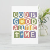 God is good All the time Retro faith 招待状 (スタンド正面)