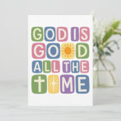 God is good All the time Retro faith 招待状 (スタンド正面)