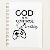  God Is In Control Christian Spiral Notebook - Fai プランナー手帳 (正面)