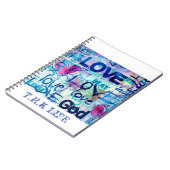 GOD IS LOVE スパイラルノート（新） ノートブック (左側)
