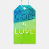 God is Love Inspirational ギフトタグ (正面)
