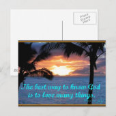 God is Love Postcard ポストカード (正面/裏面)
