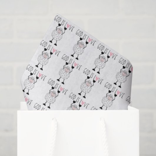 "God is LOVE" Tissue Paper 薄葉紙 (ギフトバッグ)