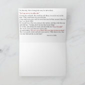 God is Mightier than the Sea: Psalm 93:4 カード (内部)