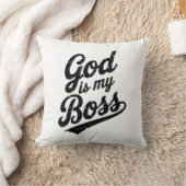 God is my boss クッション (ブランケット)