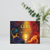 God Is My Light Postcard ポストカード (スタンド正面)