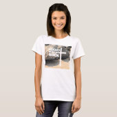 God is My Rock Bible Verse White Cross Christian Tシャツ (正面フル)