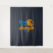 God is my strength  タペストリー (正面)