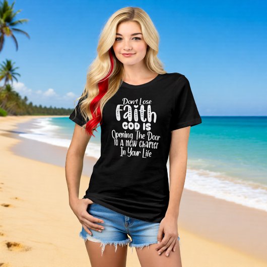 God Is Opening A New Chapter Christian トライブレンドＴシャツ
