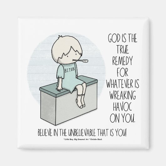 God is the Remedy マグネット (正面)