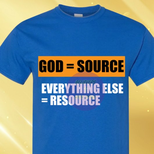 GOD is the source - キリスト教 Tシャツ