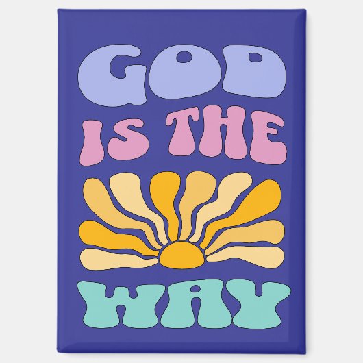 God is the Way マグネット (正面)