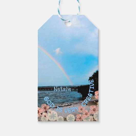 God is very creative  ギフトタグ (正面)