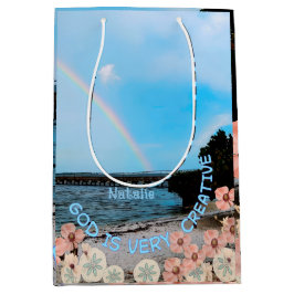 God is very creative  ミディアムペーパーバッグ