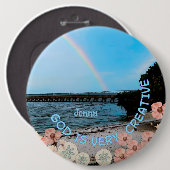 God is Very Creative  缶バッジ (正面&裏面)