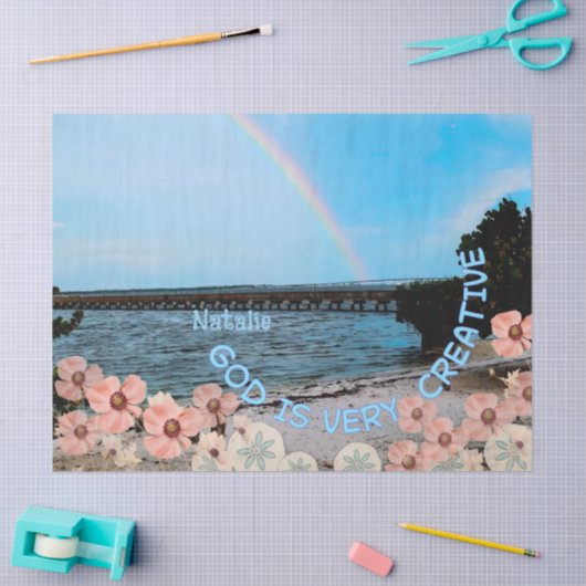 God is very creative  薄葉紙 (クラフト)