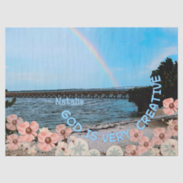 God is very creative  薄葉紙