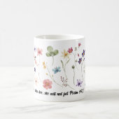 God Is With Her: Christian mug for women コーヒーマグカップ (中央)