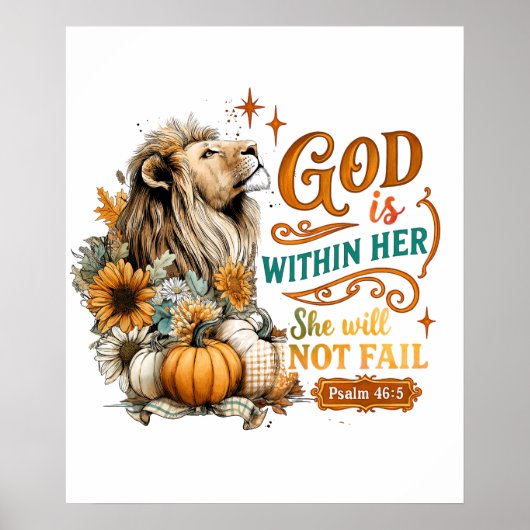 God Is Within Her...  ポスター (正面)