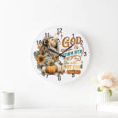 God Is Within Her...  ラージ壁時計 (ホーム)
