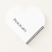 God Is Within Her Notebook Psalm 46:5 Christian ノートブック (裏面)