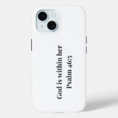 God Is Within Her Phone Case Christian Bible Verse Case-Mate iPhoneケース (裏面)