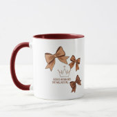 God is Within Her,  Two-Tone Mug | Christian  マグカップ (左)