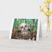 God.jpgを見つけるテレサの引用文 カード (黄色い花)