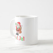 God Julスウェーデンクリスマスサンタ コーヒーマグカップ (正面左)