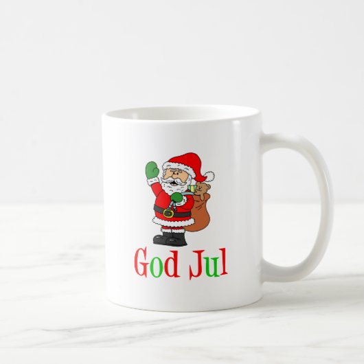 God Julスウェーデンクリスマスサンタ コーヒーマグカップ (右)