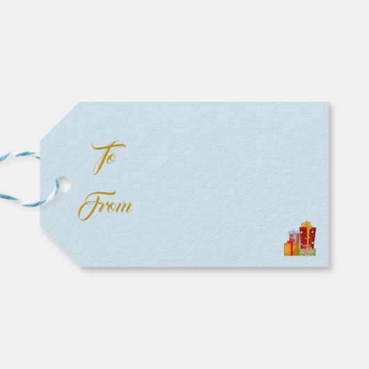 God Julスウェーデン格言 ギフトタグ (裏面横)