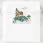 God Julスウェーデン格言 スクエアシール (バッグ)